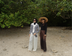 Teva Satin Trousers by hi.deech