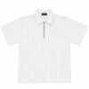 a9081a0c-706a-4069-a6a7-71e6692b0b9e Stripes Half-Zip Shirt White by REIR x 2o