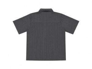 cb1e0be9-1961-4805-b99a-7887b6d72f6e Stripes Half-Zip Shirt Grey by REIR x 2o